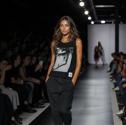 Wild at Heart Black Tank