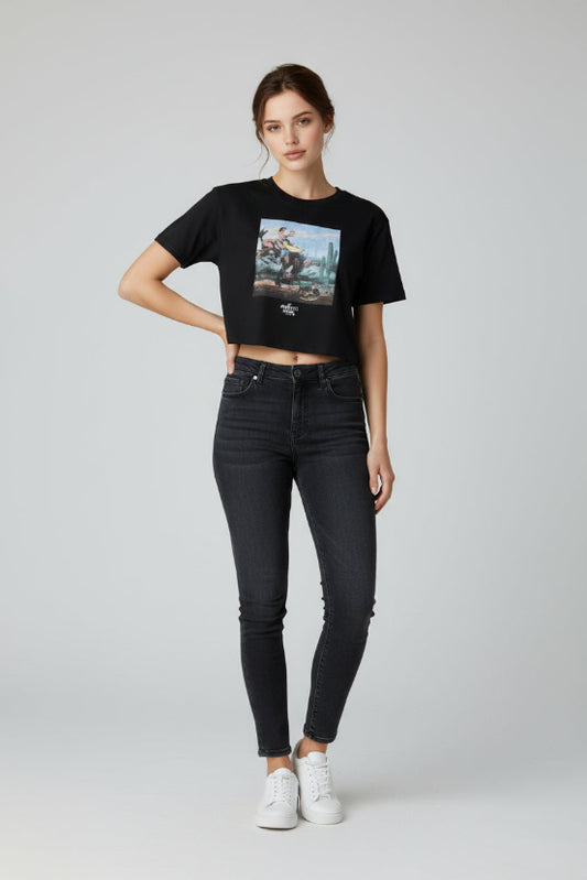 Cactus Kickback Crop T