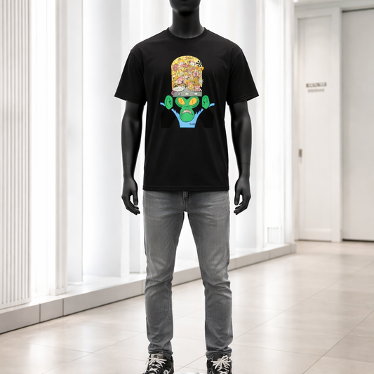 Mind Eruption SL T Black Unisex