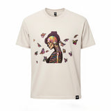 Butterfly Bones SL T Cream Unisex