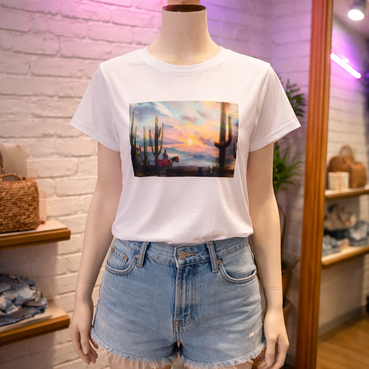Cactus Range Women SL T White
