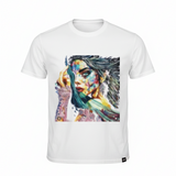 Delphine Celestial Femme SL T White Unisex