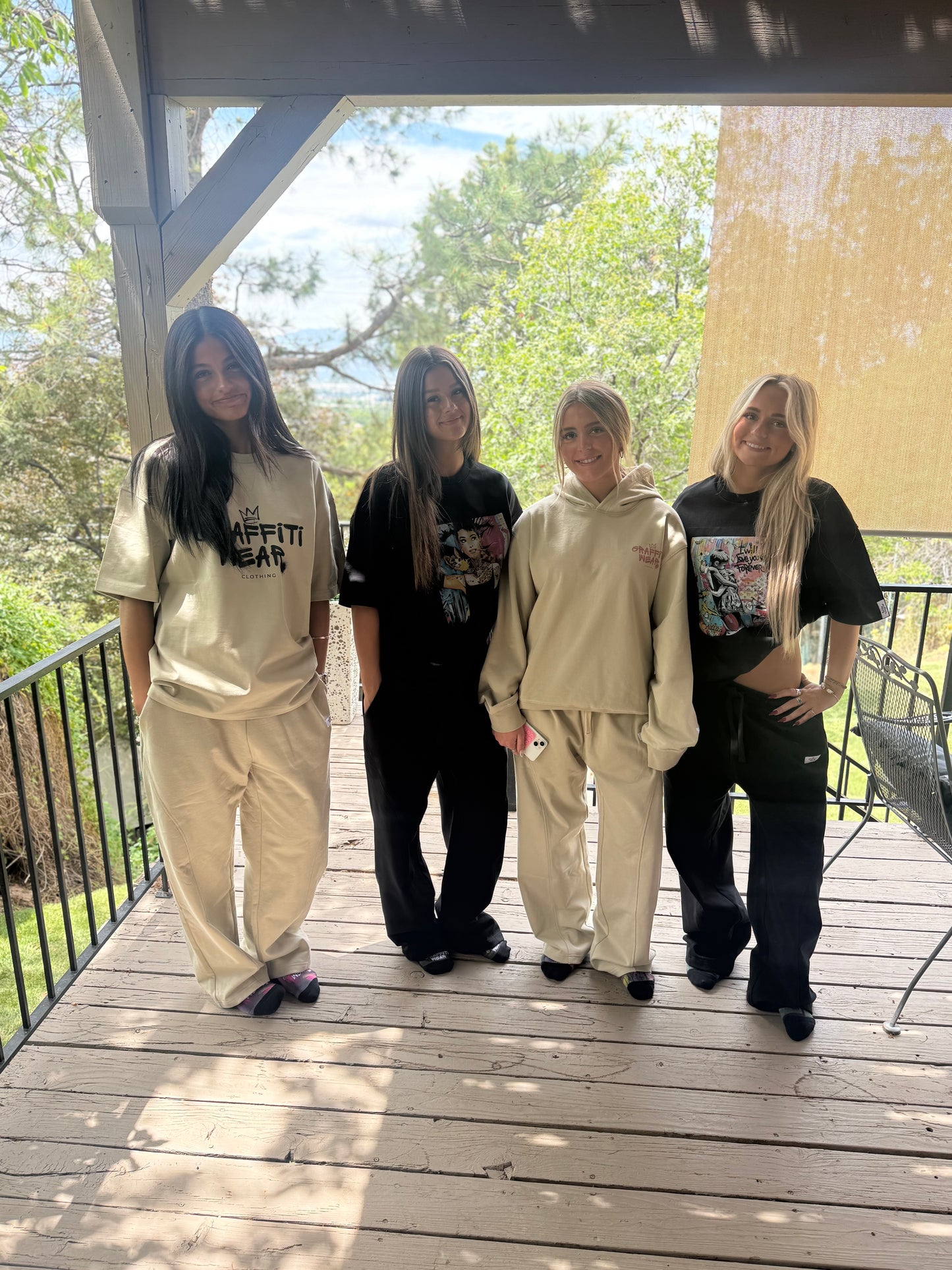 Graffiti Wear Sweatpant Apricot