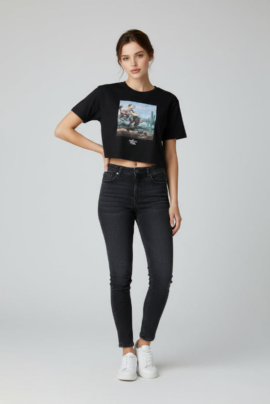 Cactus Kickback Crop T