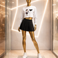 I'm Cut Out for Love LS Crop T White