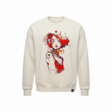 Lady in Red LS Crew Cream Unisex