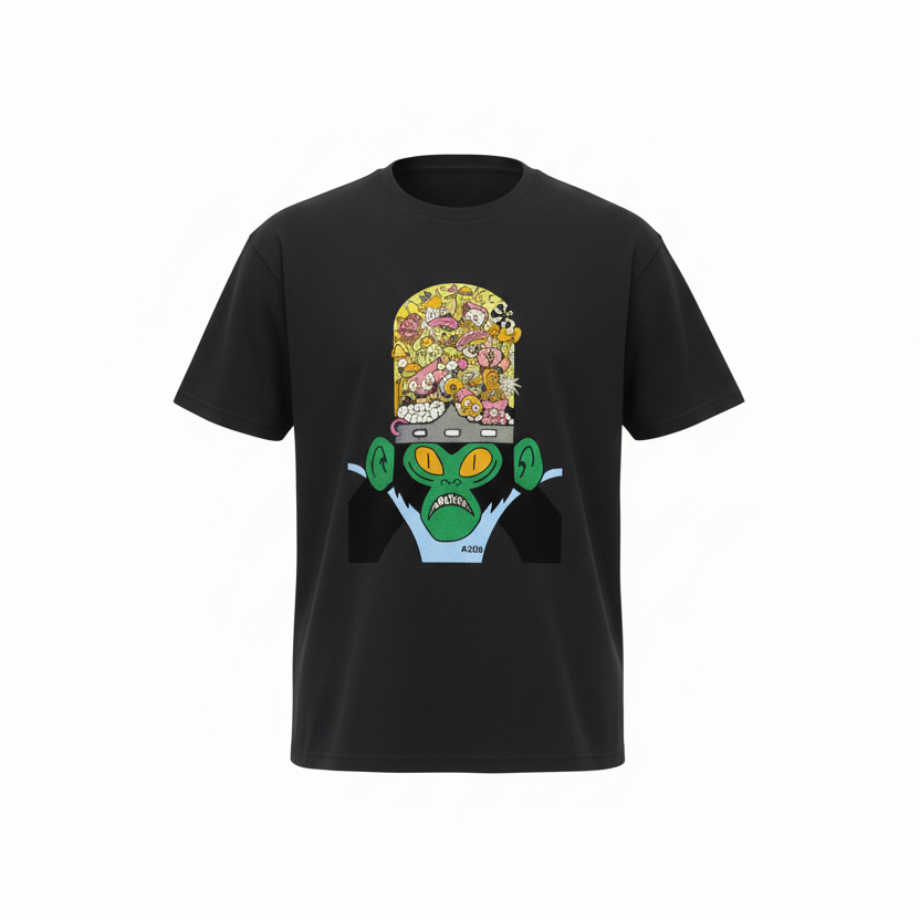 Mind Eruption SL T Black Unisex