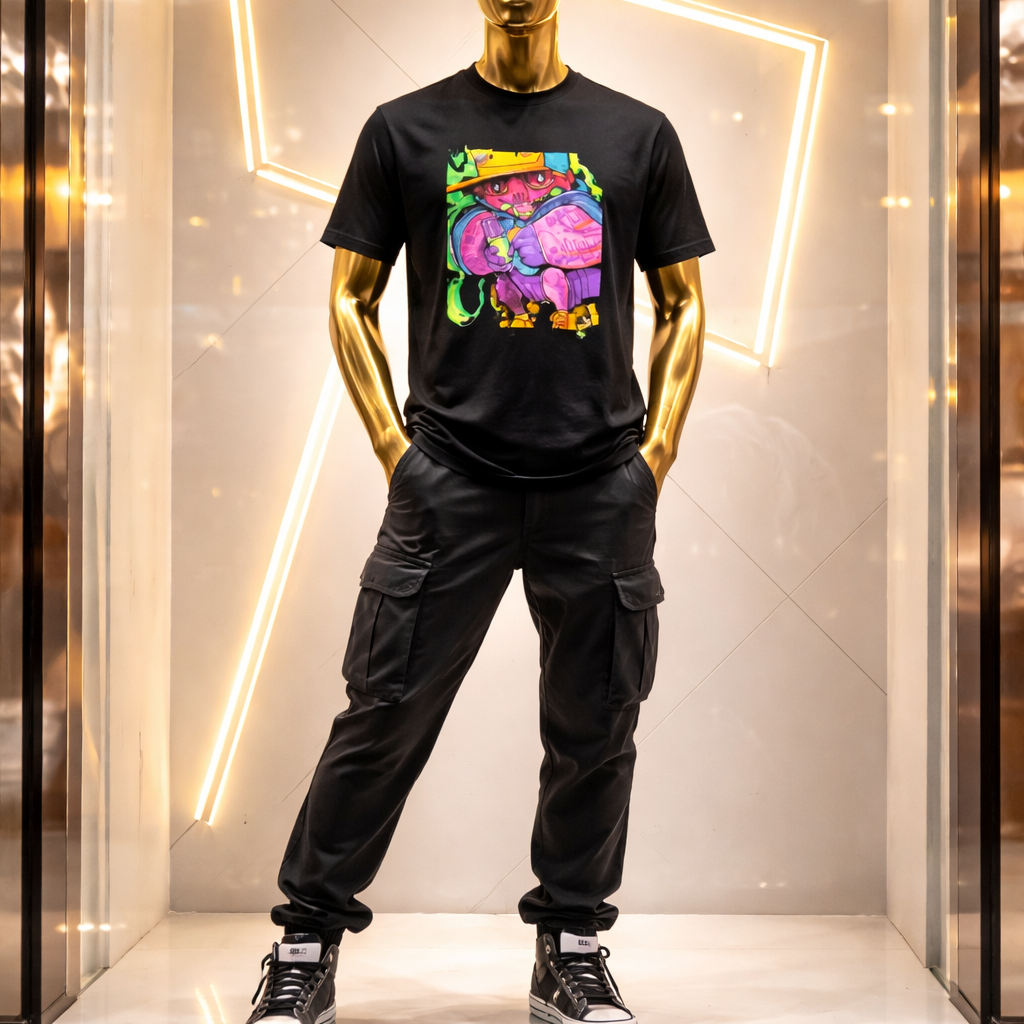 Neon Mischie SL T Black Unisex