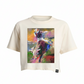 Painted Cowboy Crop T Cream