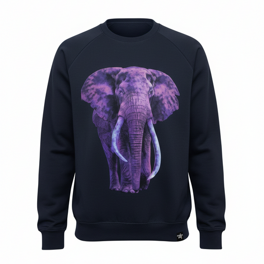 Purple Reign LS Crew Blue Unisex