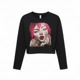 Rego Wink LS Crop T Black
