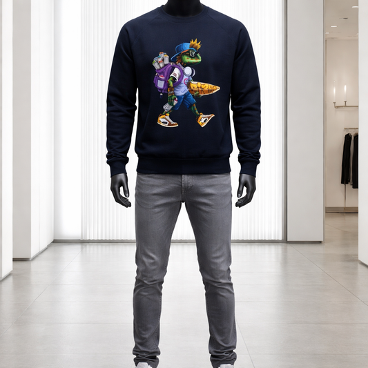 Urban Lizard LS Crew Blue Unisex